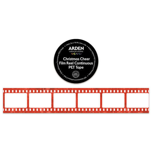 Arden Creative Studio Christmas Cheer Film Reel Continuous PET Tape