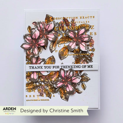 Arden Creative Studio Amber Ledgers Thankful Kiss-Cut PET Tape