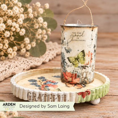 Arden Creative Studio Amber Ledgers Thankful Kiss-Cut PET Tape