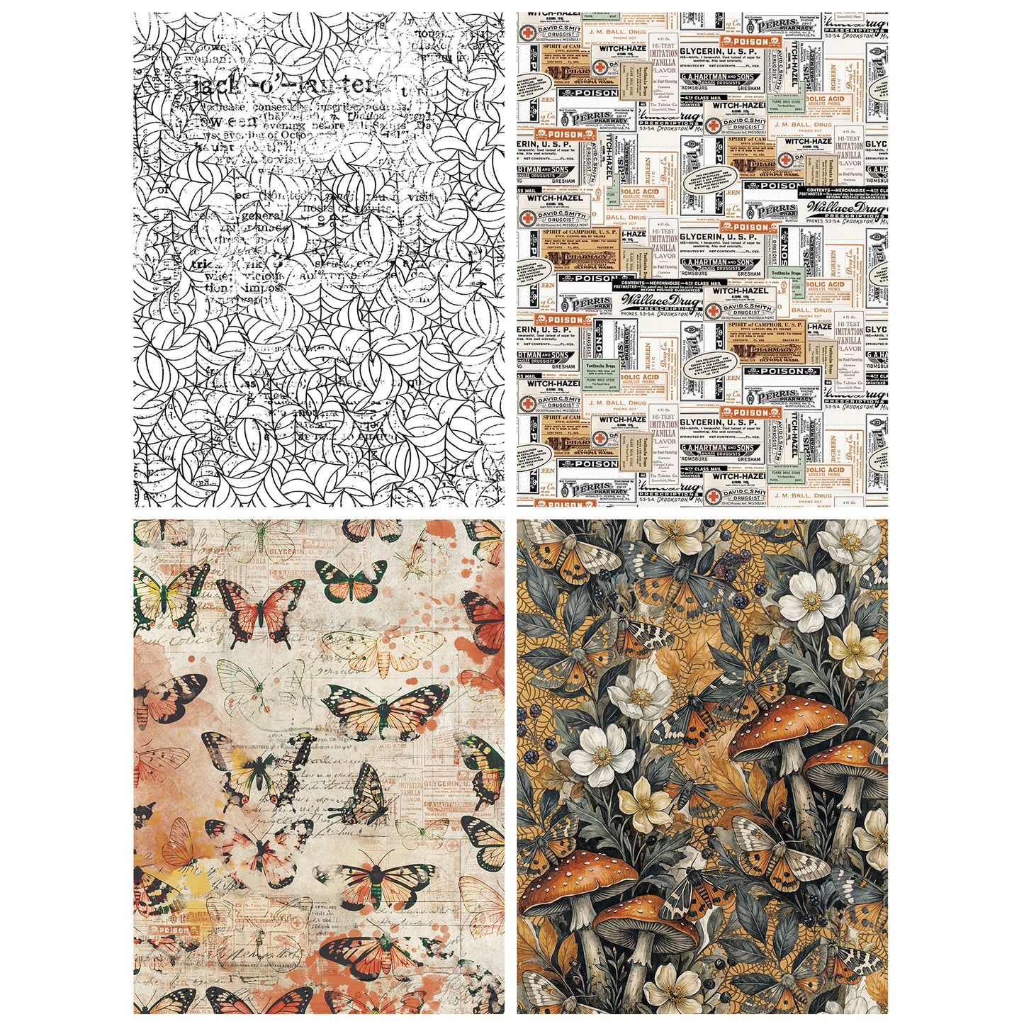 Arden Creative Studio Wicked Woods 6in x 8in Decoupage Paper