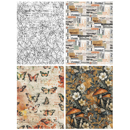 Arden Creative Studio Wicked Woods 6in x 8in Decoupage Paper