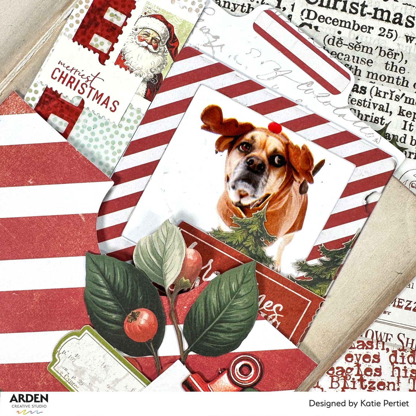 Arden Creative Studio Christmas Cheer Journalmakers Ephemera Pack