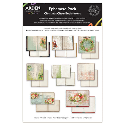 Arden Creative Studio Christmas Cheer Bookmakers Ephemera Pack