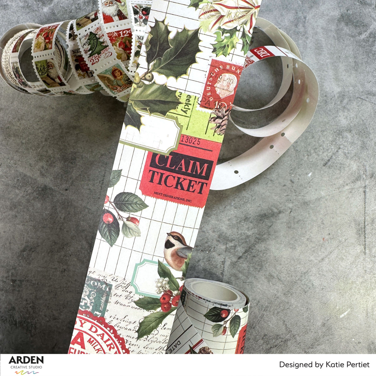 Arden Creative Studio Christmas Cheer Ephemera Rolls