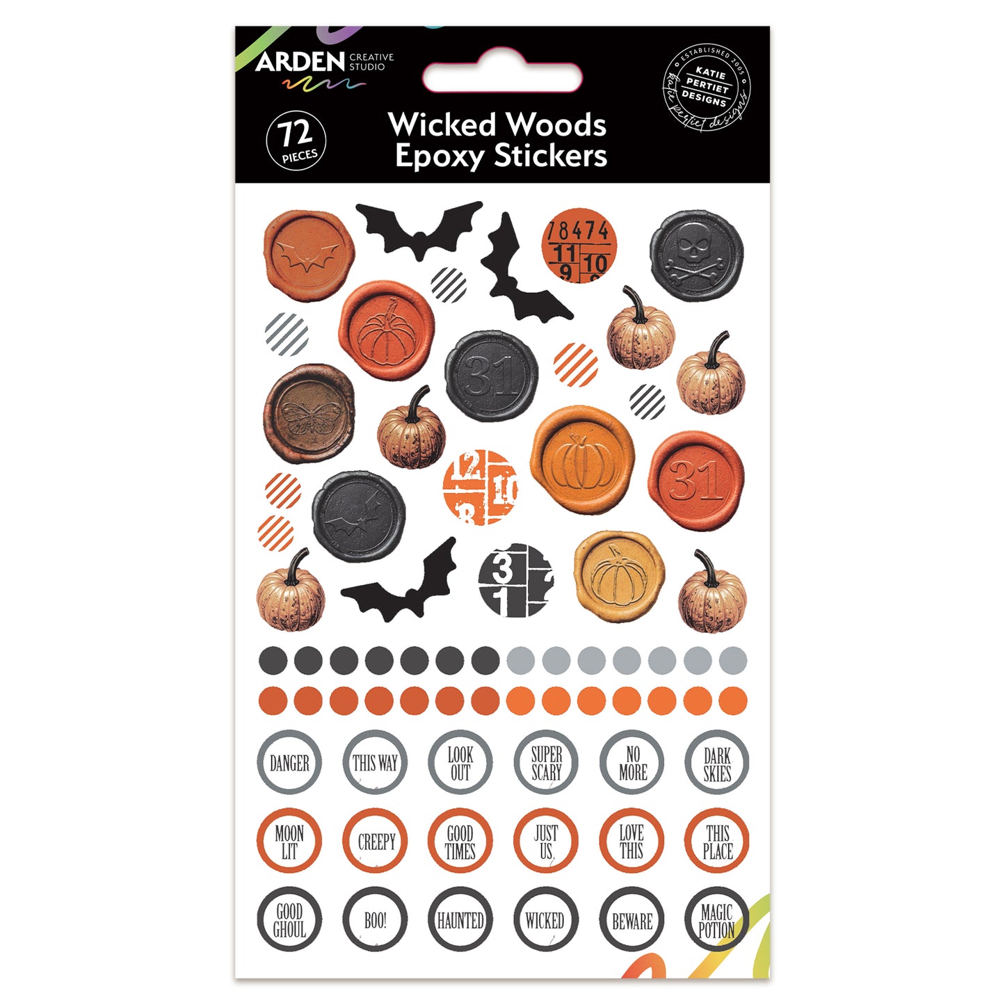 Arden Creative Studio Wicked Woods Epoxy Stickers