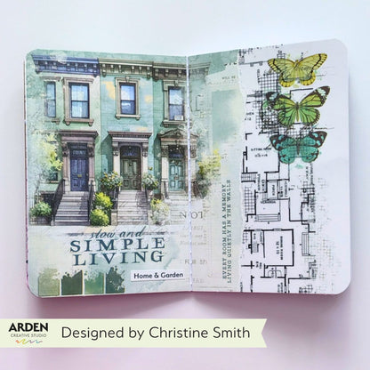 Arden Creative Studio Home & Garden 6in x 8in Rub-On Transfer Set