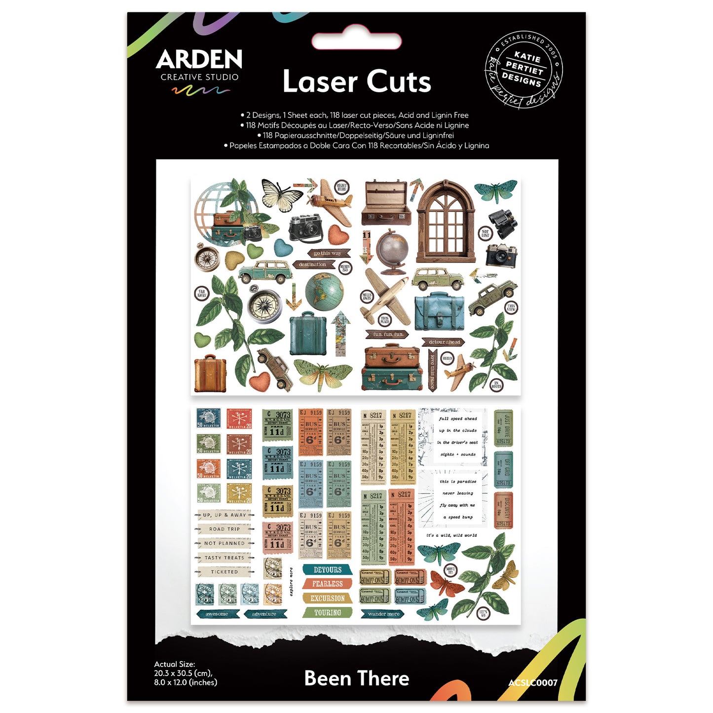 Arden Creative Studio Been There Laser Cuts