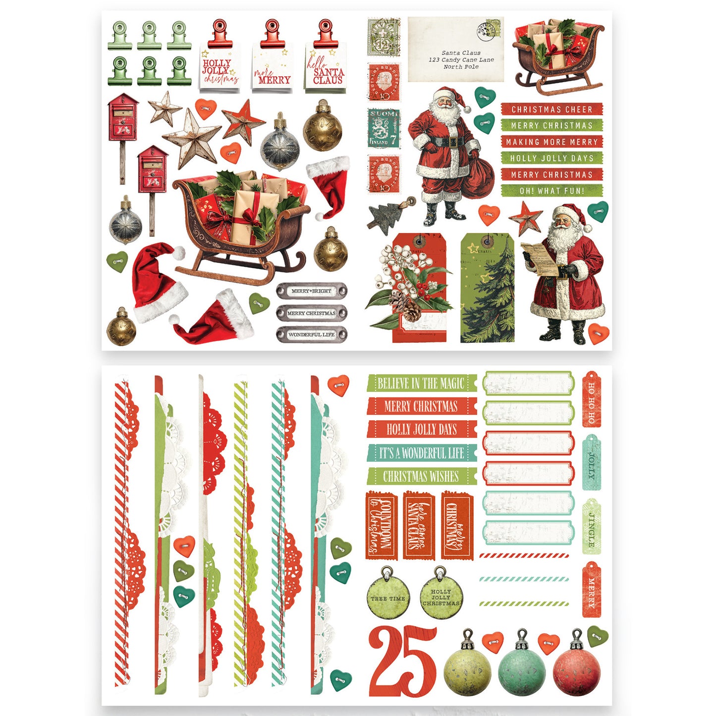 Arden Creative Studio Christmas Cheer Essentials Laser Cuts