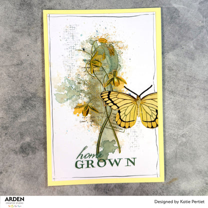 Arden Creative Studio Home & Garden 6in x 8in Rub-On Transfer Set