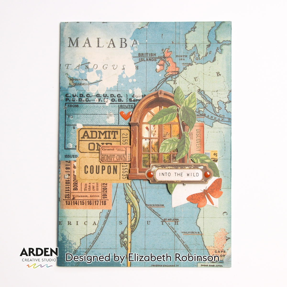 Arden Creative Studio Been There Epoxy Stickers