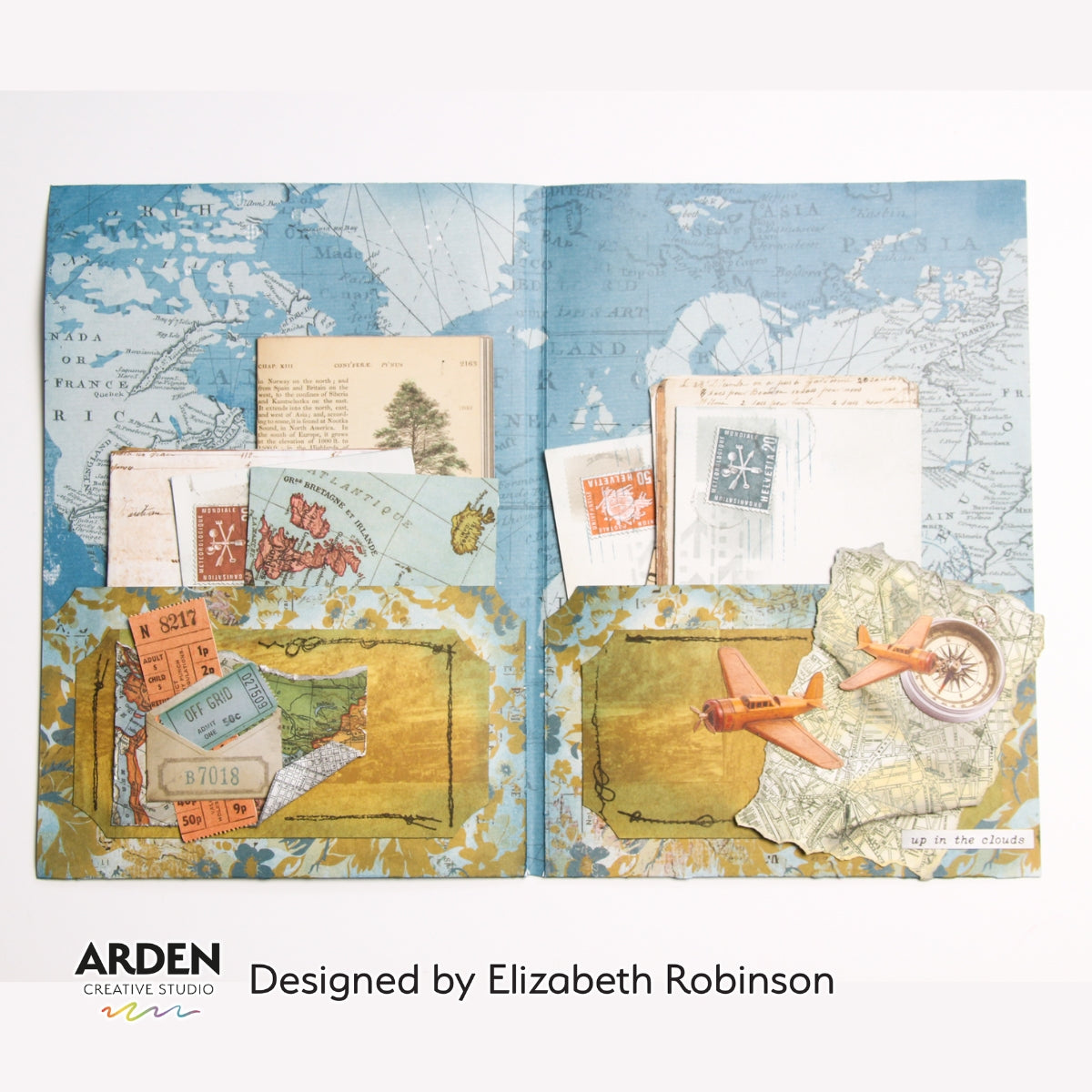Arden Creative Studio Been There 6in x 8in Paper Pad
