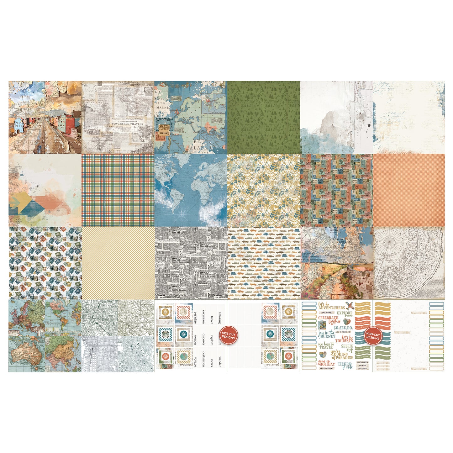 Arden Creative Studio Been There 12in x 12in Paper Pad