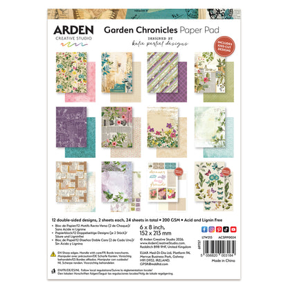 Arden Creative Studio Garden Chronicles 6in x 8in Paper Pad