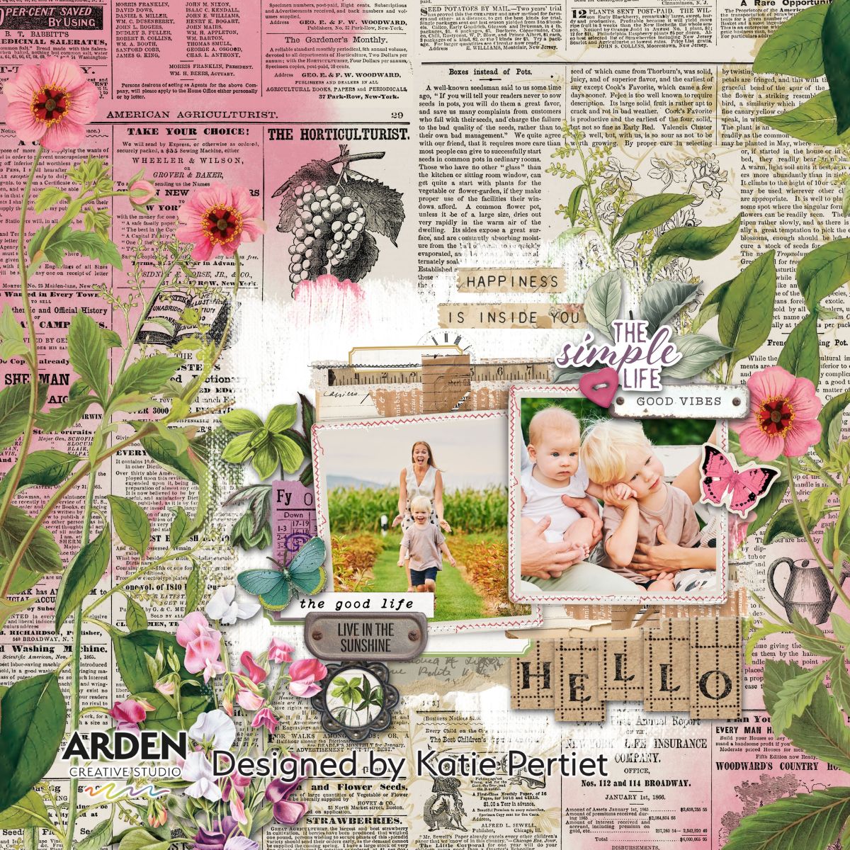 Arden Creative Studio Garden Chronicles 6in x 8in Paper Pad