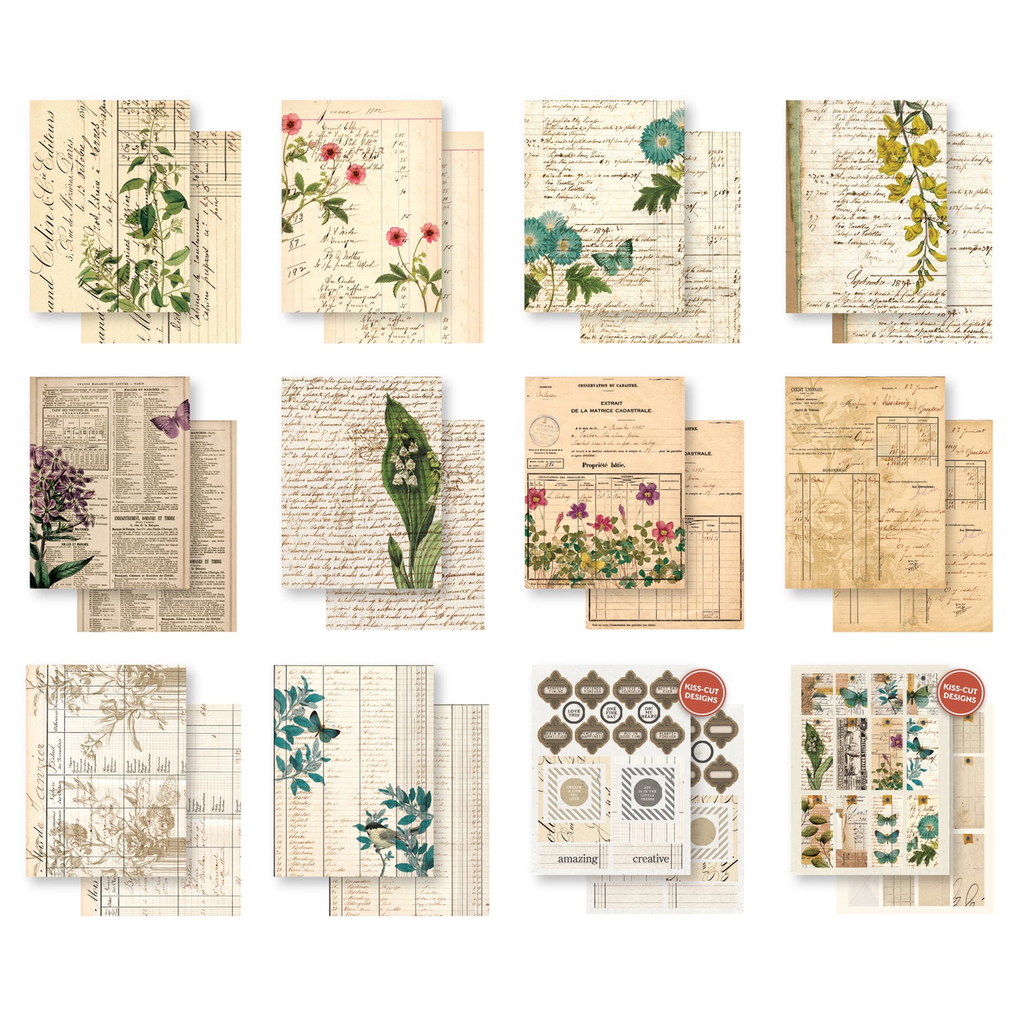 Arden Creative Studio Vintage Makers Ledger Essentials 6in x 8in Paper Pad
