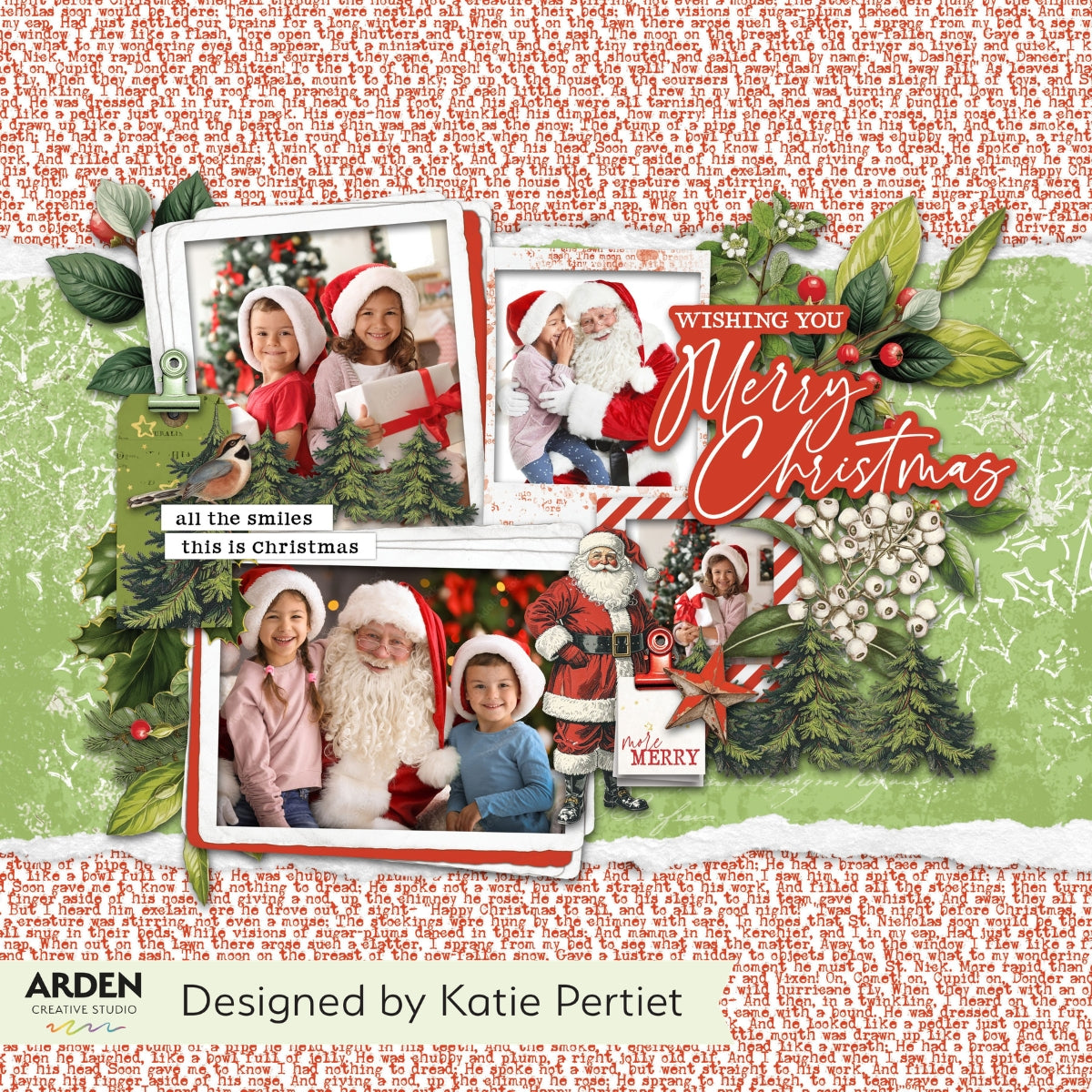 Arden Creative Studio Christmas Cheer Frame Ephemera Pack