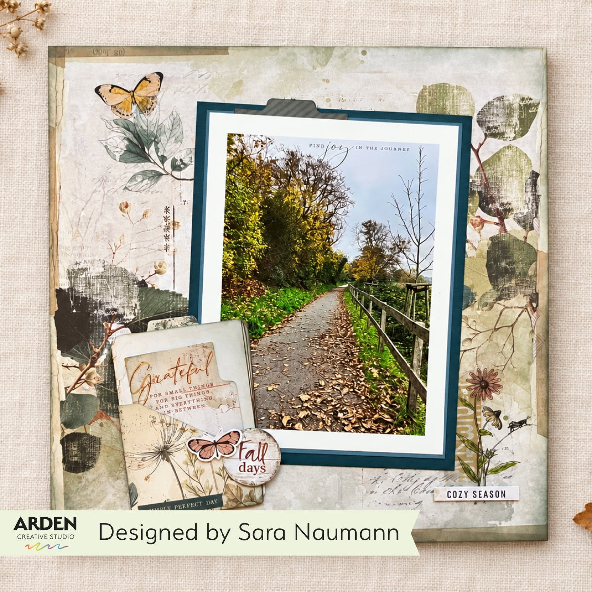 Arden Creative Studio Amber Ledgers Bookmakers Ephemera Pack