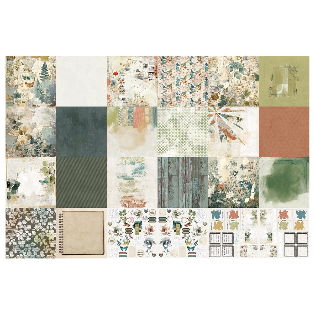 Arden Creative Studio Amber Ledgers 12in x 12in Paper Pad