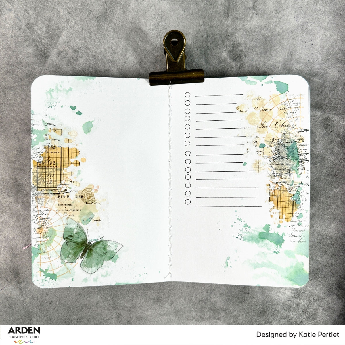 Arden Creative Studio Maker Series My Flowers 4in x 8in Clear Stamp Set