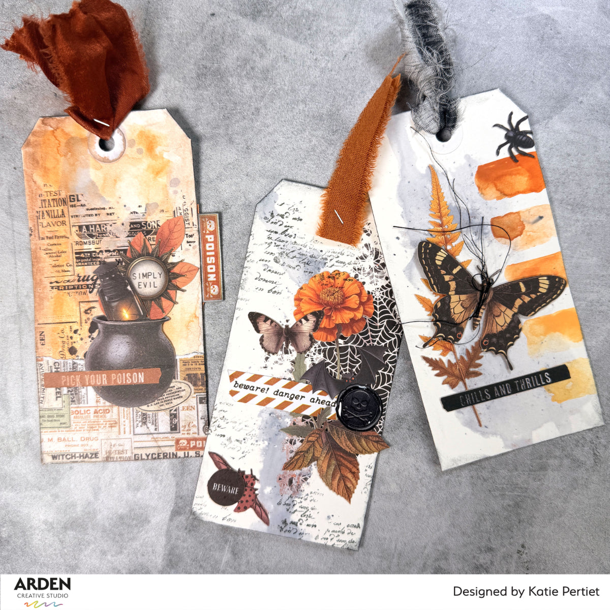 Arden Creative Studio Wicked Woods 6in x 8in Rub-On Transfer Set