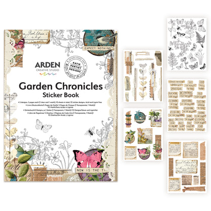 Arden Creative Studio Garden Chronicles Sticker Book