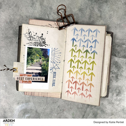 Arden Creative Studio Maker Series This Way  6in x 8in Stencil