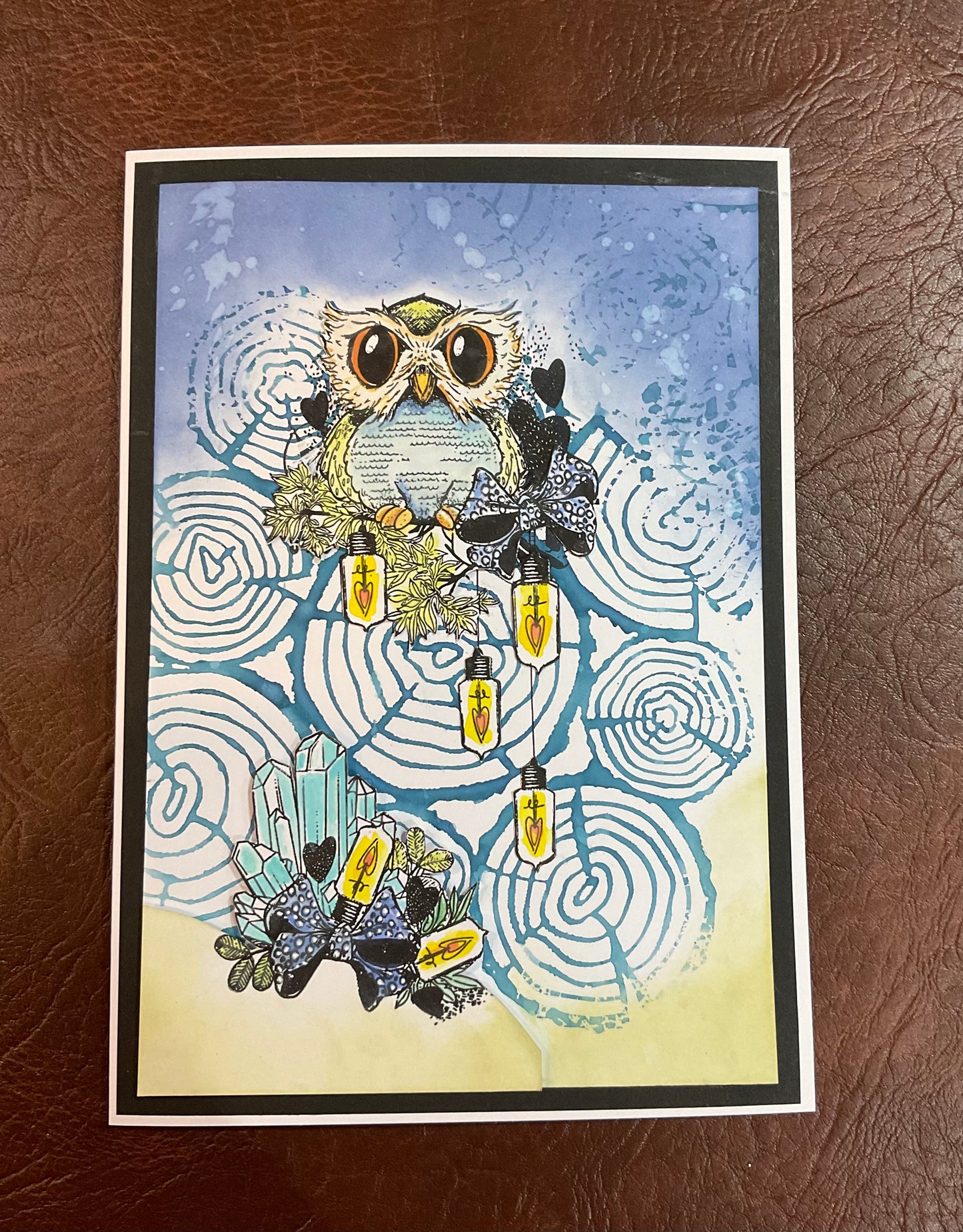 TP-865 - A6 Clear Stamp Set - Owl's Crystals