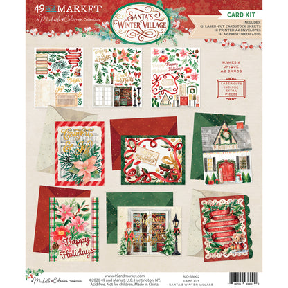 49 And Market Santa's Winter Village Card Kit