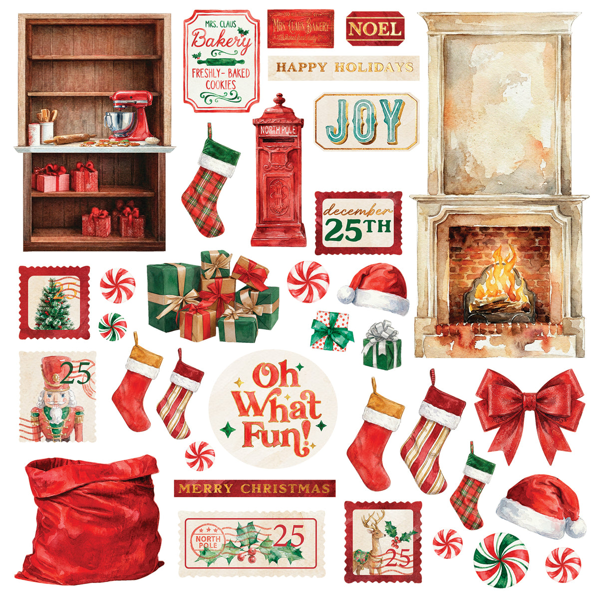 49 And Market Santa's Winter Village All-In-One Kit