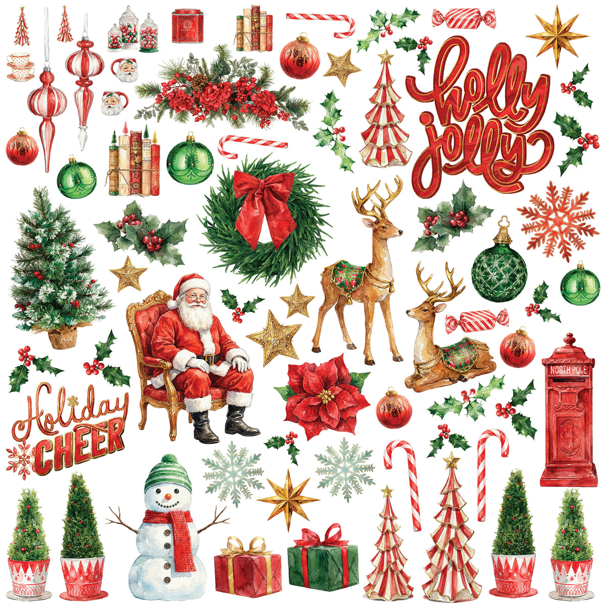 49 And Market Santa's Winter Village All-In-One Kit