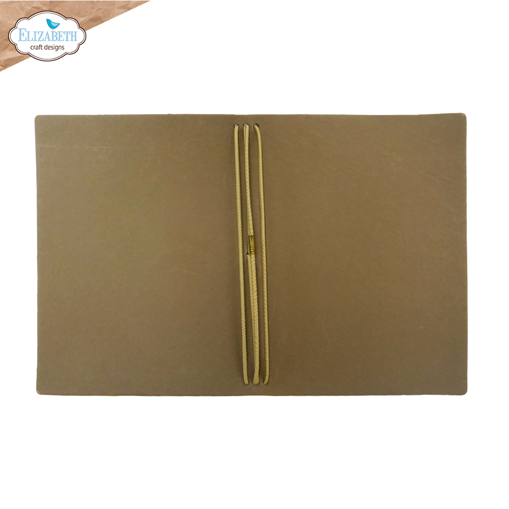 Elizabeth Craft Designs Beautifully Worn Art Journal Passport XL Sandstone by Devid Roodenburg