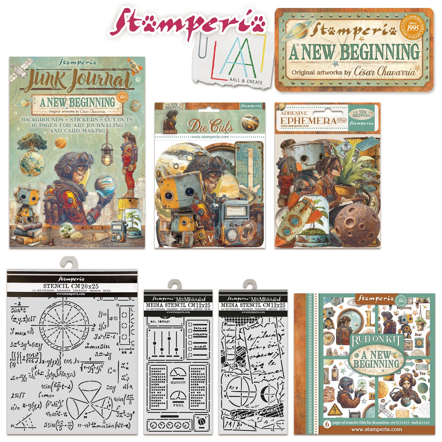 Stamperia A New Beginning Complete Collection March 2026