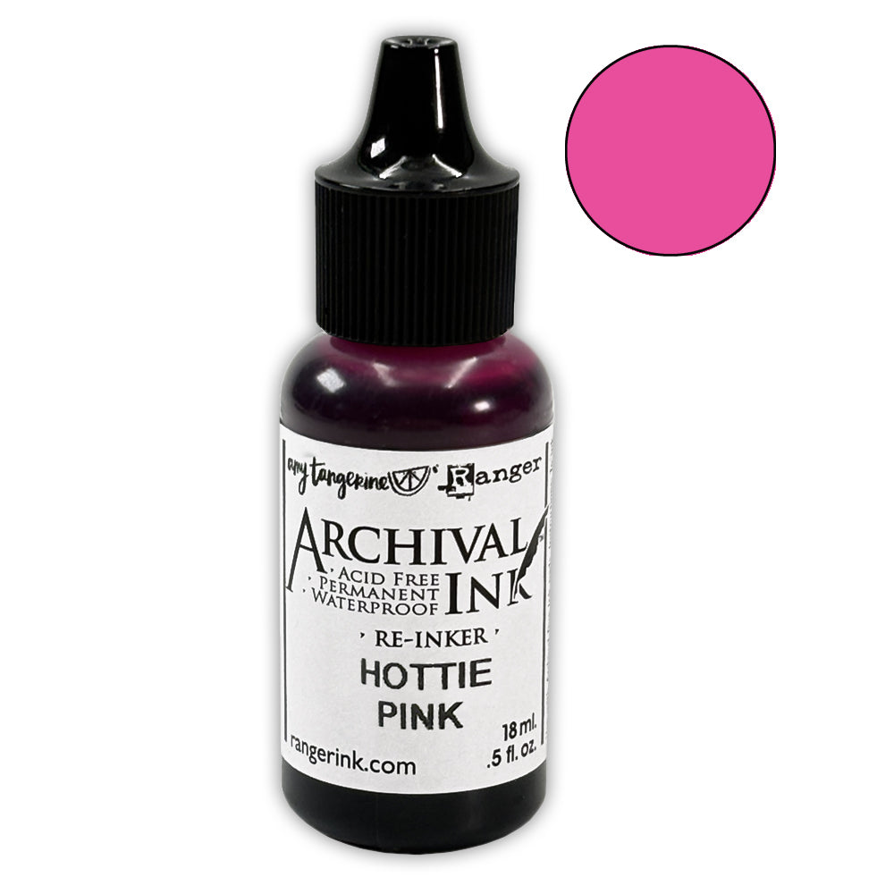 Ranger Archival™ Ink Reinkers Designer Series-Amy Tan ~ Hottie Pink