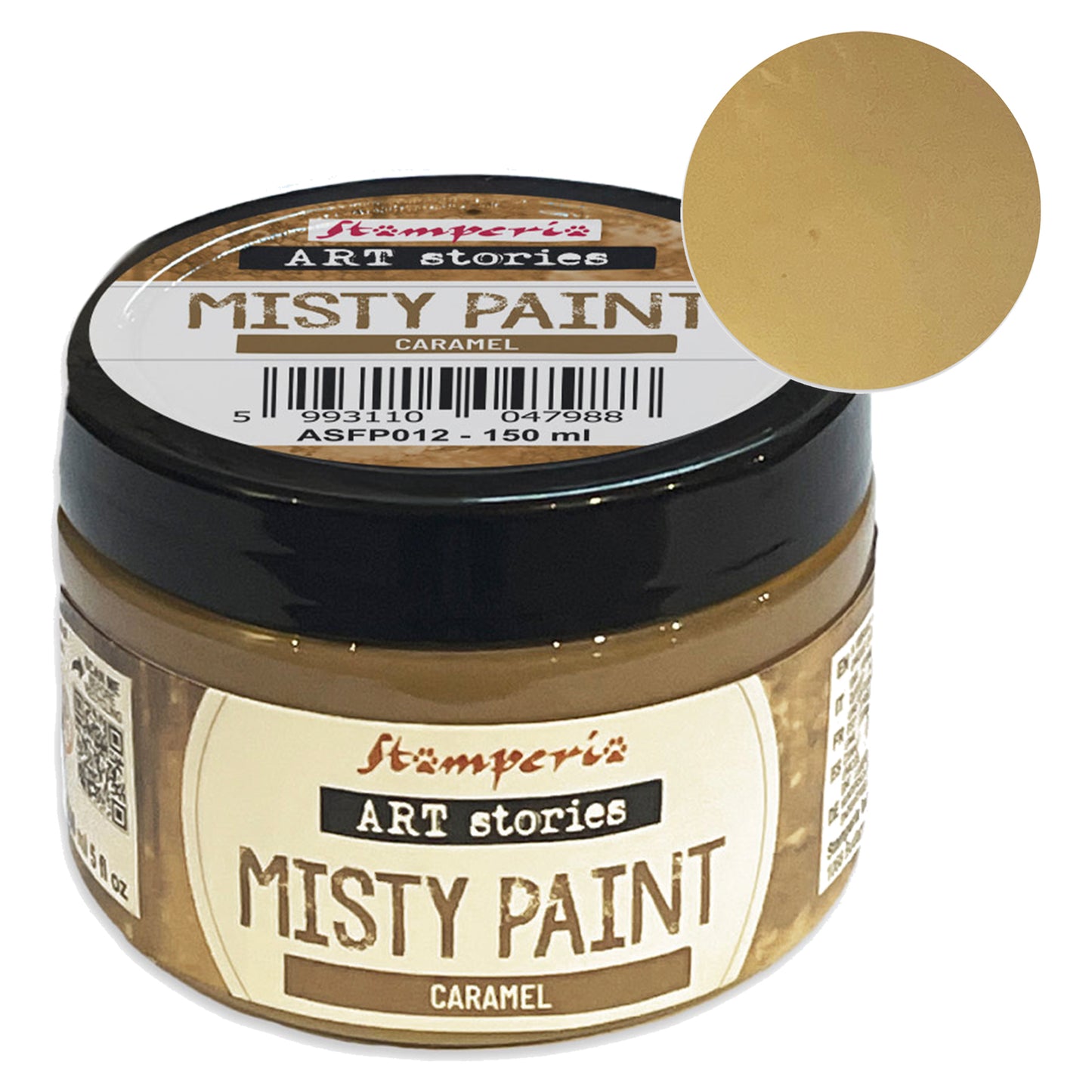Stamperia Art Stories Misty Paint Caramel 150ml
