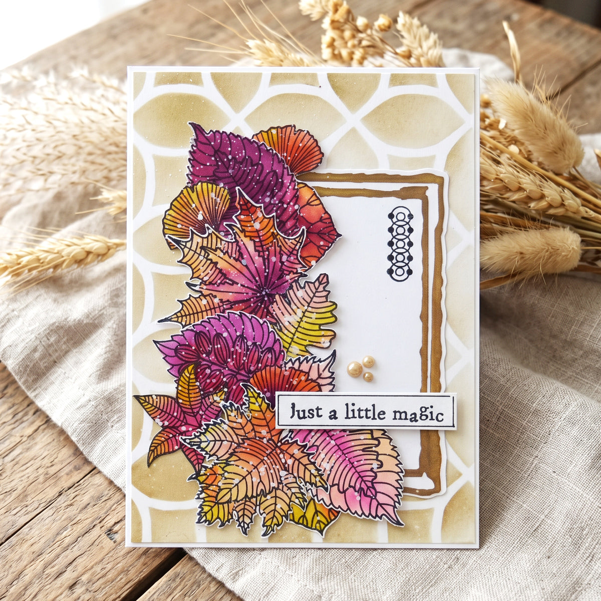 TP-1528 - A6 Stamp Set - Tombent Les Feuilles