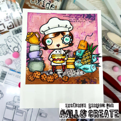 #421 - A7 Clear Stamp Set - Sugar Cookies