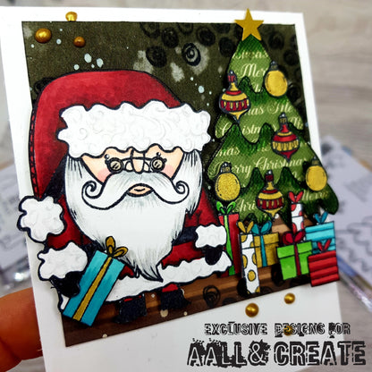 #612 - A7 Clear Stamp Set - Mr & Mrs Claus