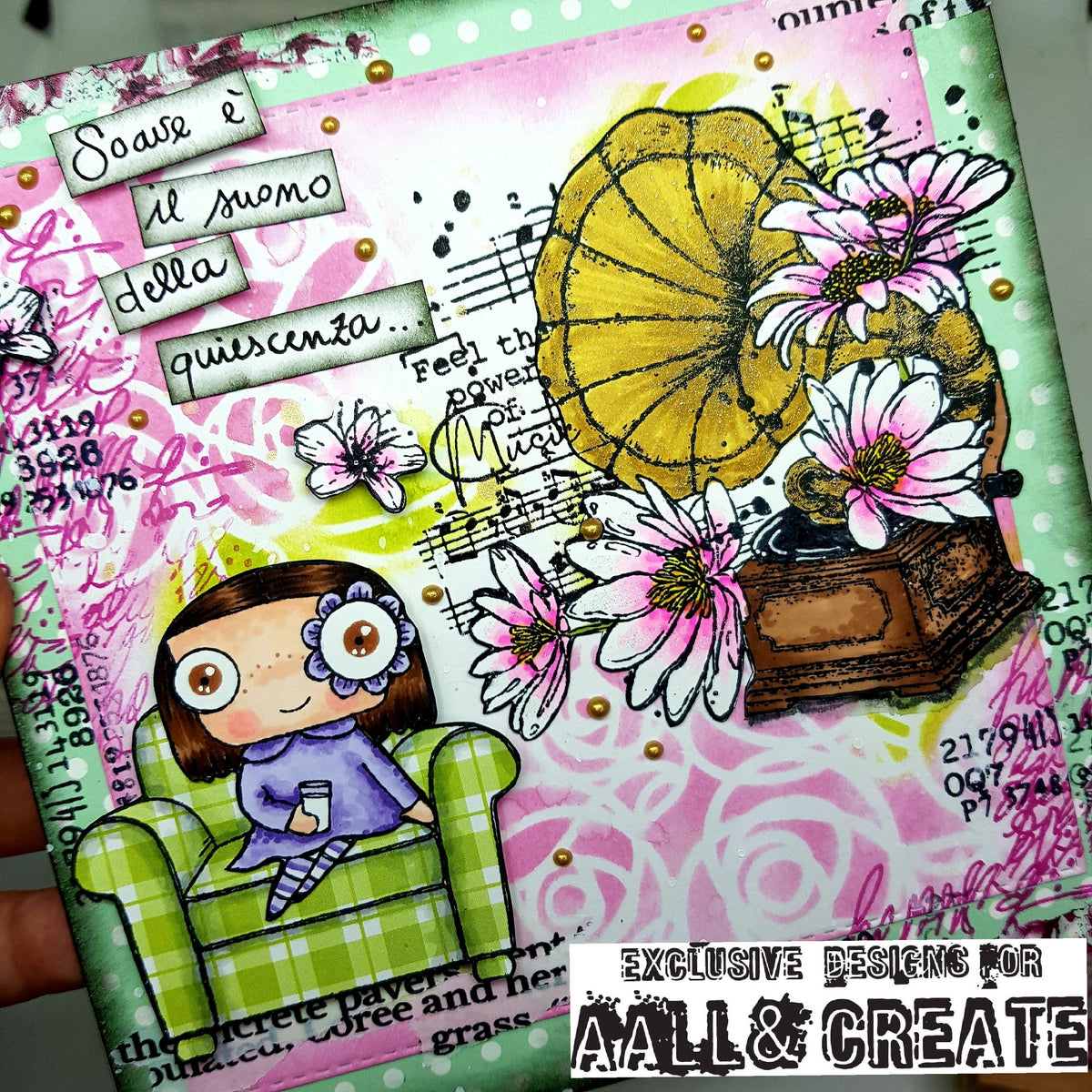 TP-683 - A5 Clear Stamp Set - All That Jazz