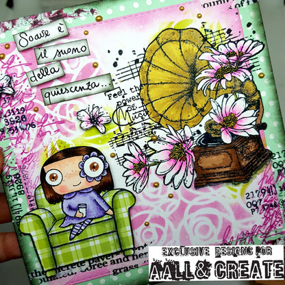 TP-683 - A5 Clear Stamp Set - All That Jazz