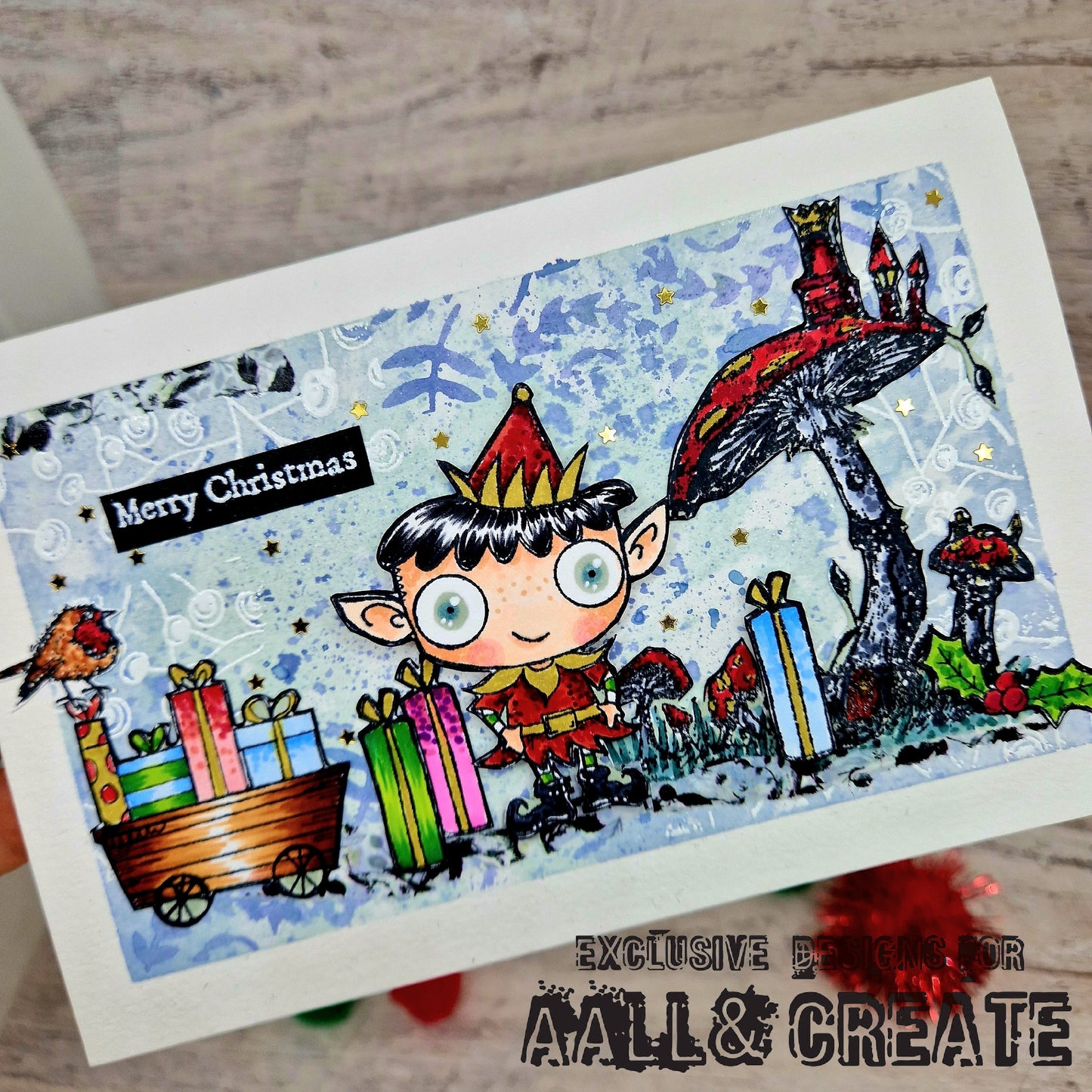 TP-741 - A7 Clear Stamp Set - Lil Elf