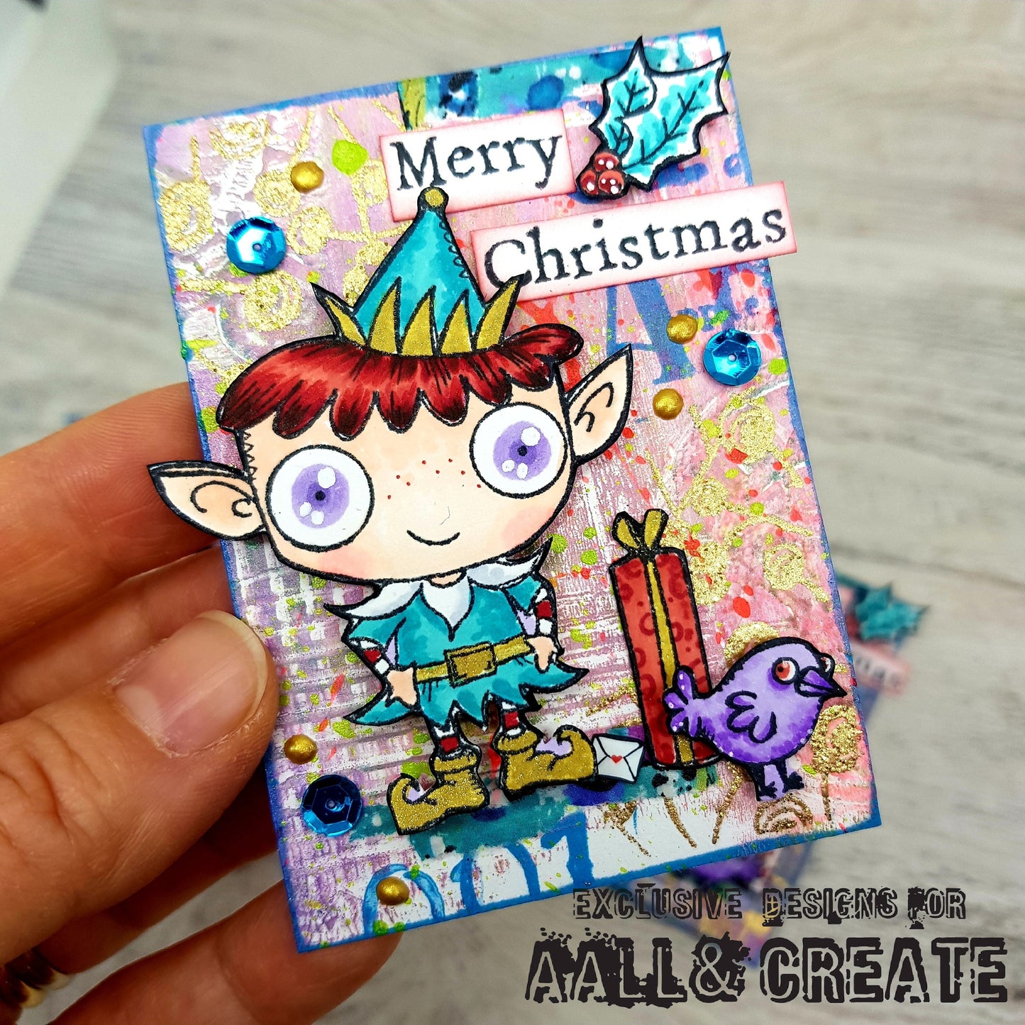 TP-741 - A7 Clear Stamp Set - Lil Elf
