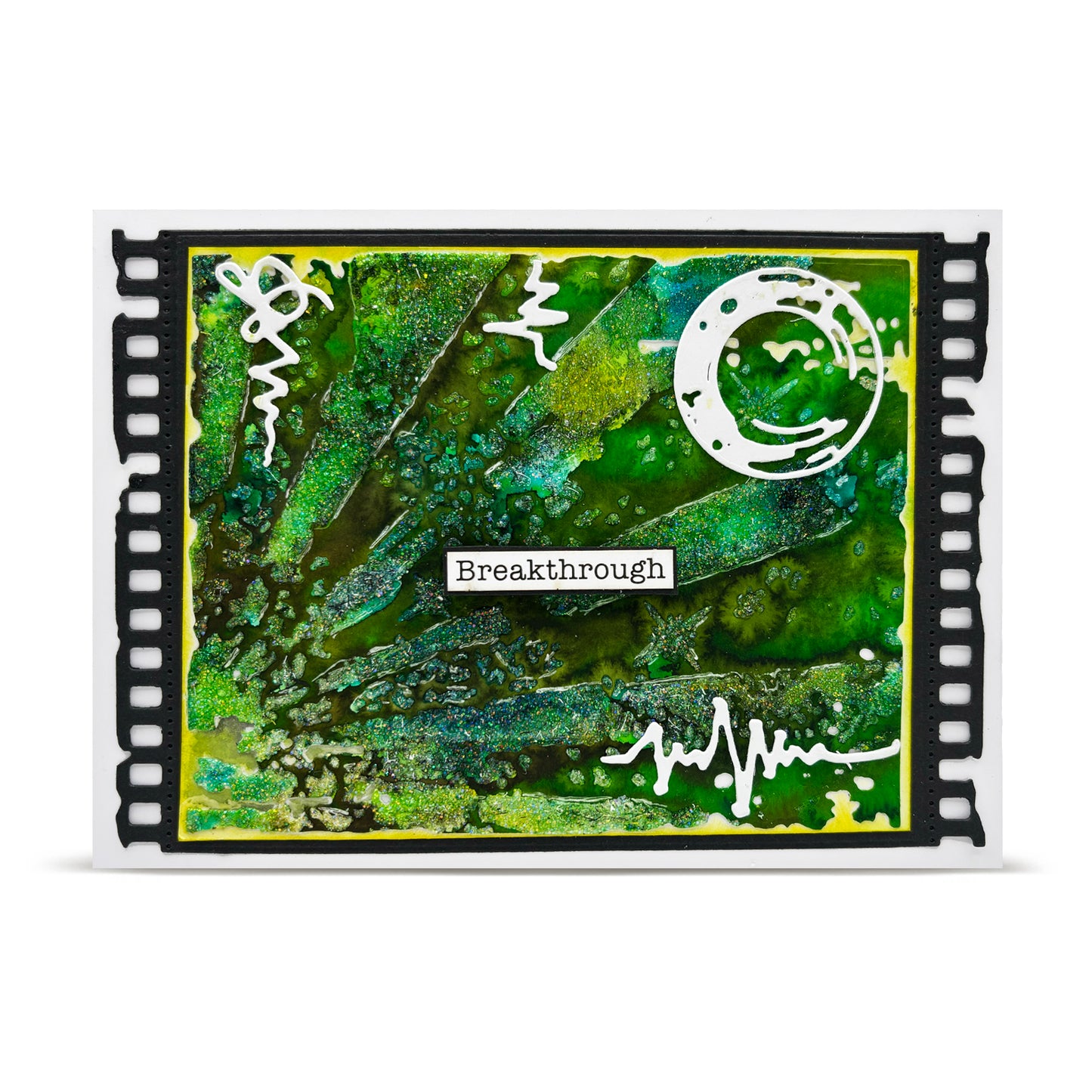 #91 Film Drip & #92 Retro Numbers Die Set Duo