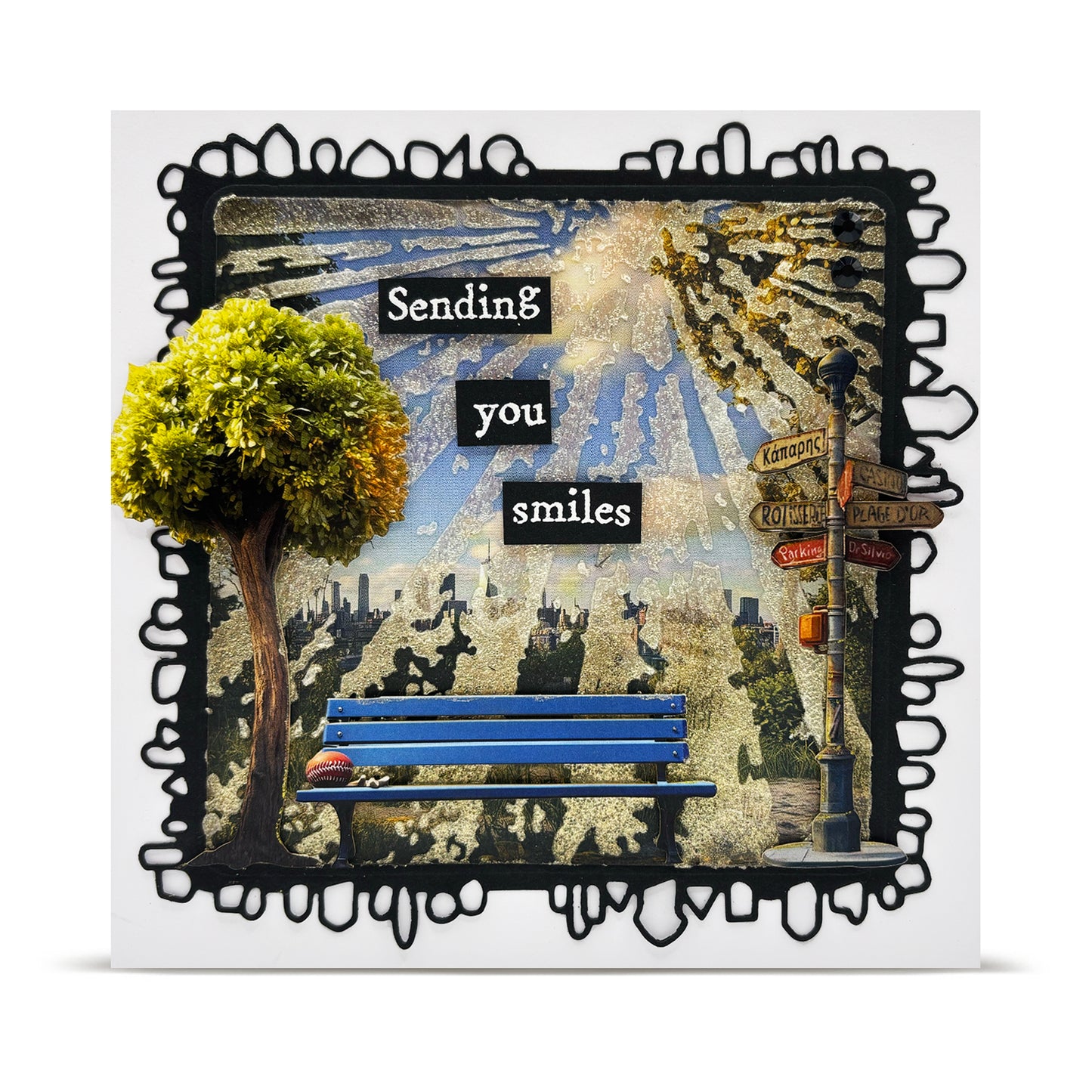 PC-256 - 6x6 (inch) Stencil - Solar Veil