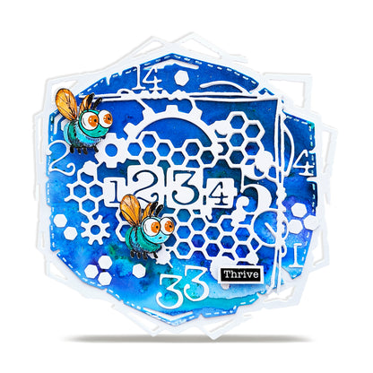 TP-1301 - A7 Stamp Set - Creepy Crawlies
