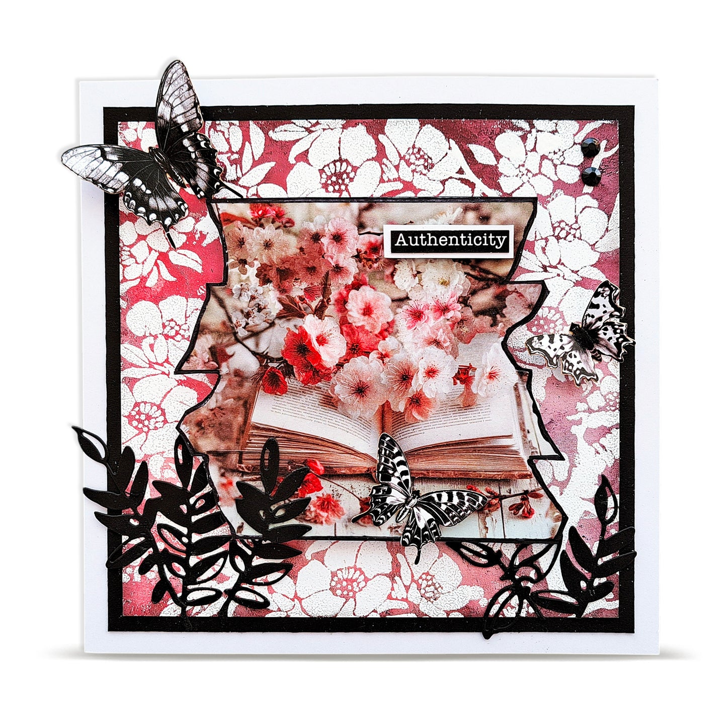 #238 - 6x6 (inch) Stencil - Cherry Drift