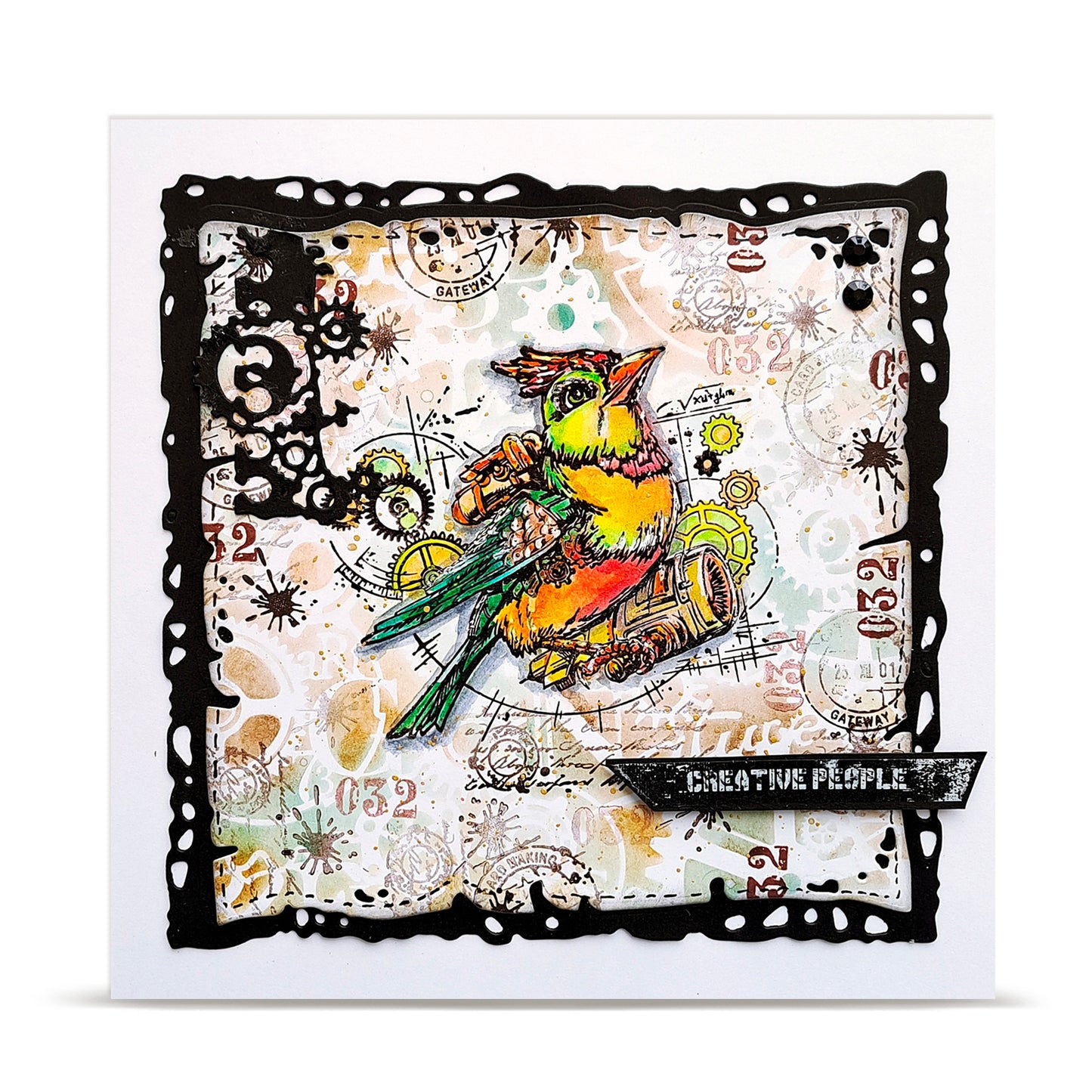 PC-270 - 6x6 (inch) Stencil - Steamheart