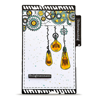 TP-1457 - A6 Stamp Sets - Gearlight Glow