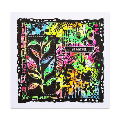 PC-282 - 6x6 (inch) Stencil - Number Garden