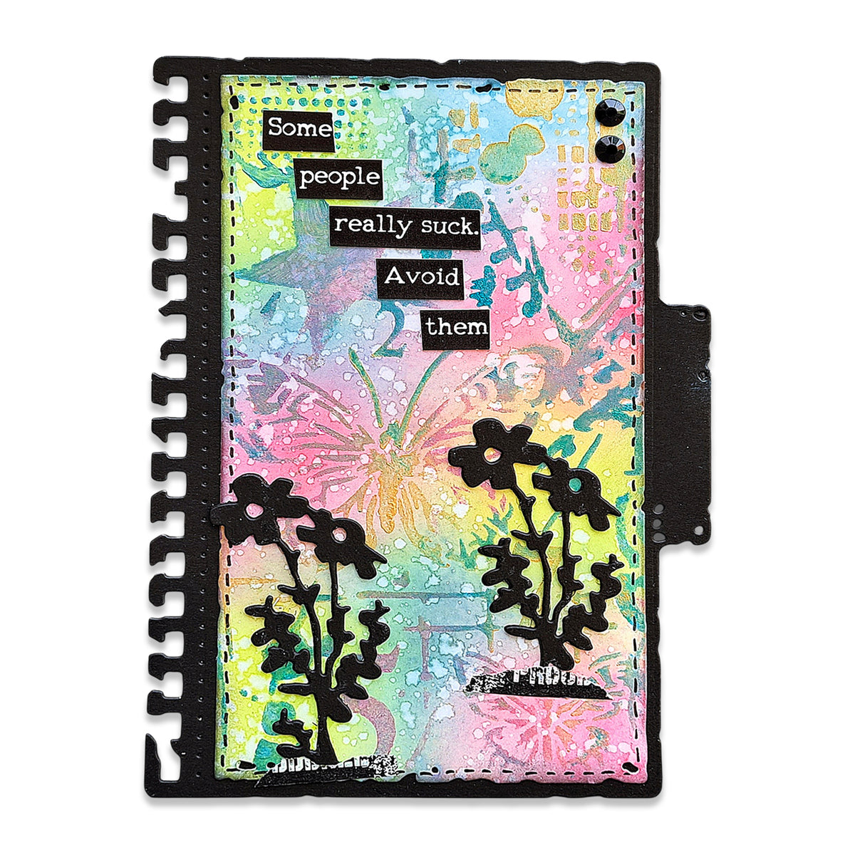 PC-283 - 6x6 (inch) Stencil - Butterfly Code