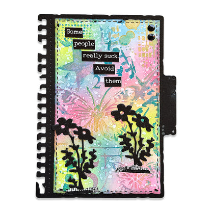 PC-283 - 6x6 (inch) Stencil - Butterfly Code